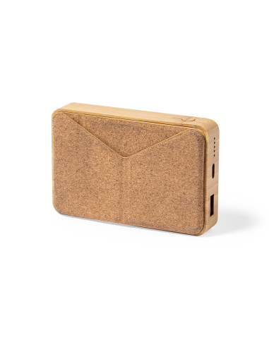 Power bank ECO en Bambú personalizada 5000 mAh,...