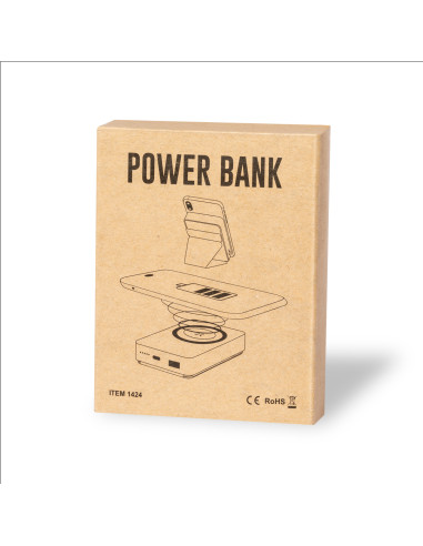 Power bank ECO en Bambú personalizada 5000 mAh,...