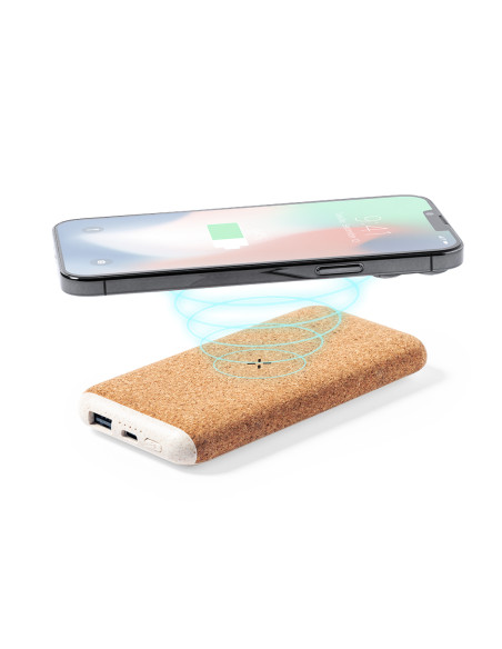 Power bank en Corcho ECO personalizado 8000 mAh