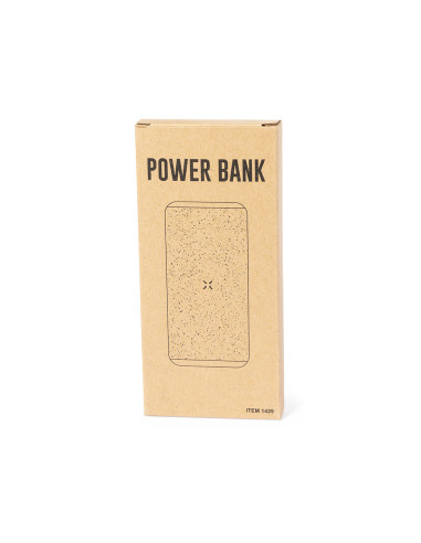Power bank en Corcho ECO personalizado 8000 mAh