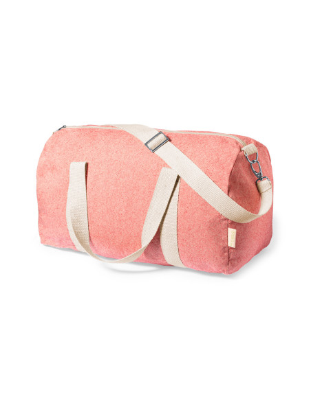 Bolsa de viaje ECO personalizada en algodón reciclado.