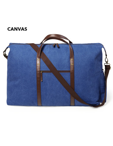 Bolsa de viaje personalizada en canvas resistente.