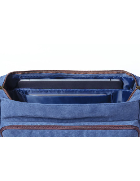 Maletín portadocumentos personalizado y cierre en polipiel.