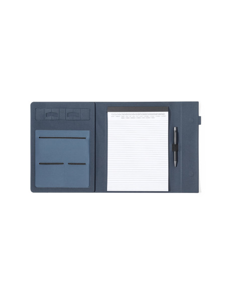 Carpeta personalizada en RPET con cierre magnético y bloc.