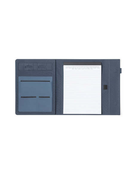 Carpeta personalizada en RPET con cierre magnético y bloc.