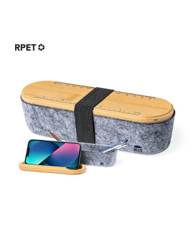 Estuche publicitario ECO en RPET con tapa de...