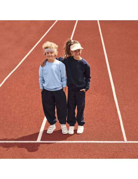 Sudadera personalizable Niño, 80% algodón + 20% poliéster, 280g/m²