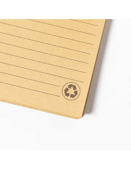 Libreta de Anillas personalizada Ecológica, Diseño navideño en Bambú