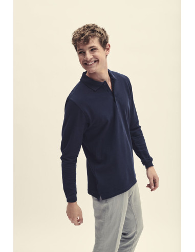 Polo Personalizado, manga larga,100% Algodón