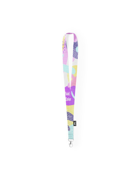 Lanyards personalizados baratos ECO, RPET y gancho metálico giratorio