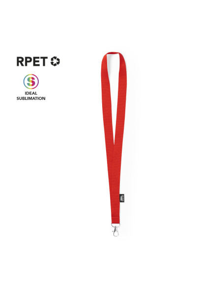 Lanyards personalizados baratos ECO, RPET y gancho metálico giratorio