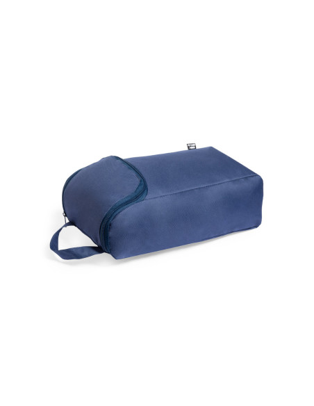 Zapatillero en RPET personalizado con cremallera.