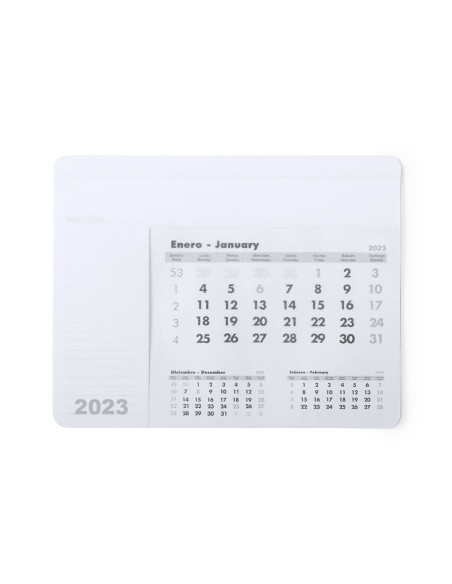 Alfombrilla Ratón Personalizada calendario y antideslizante.