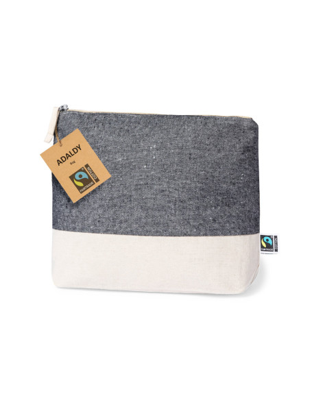 Neceser para merchandising Fairtrade, algodón sostenible.