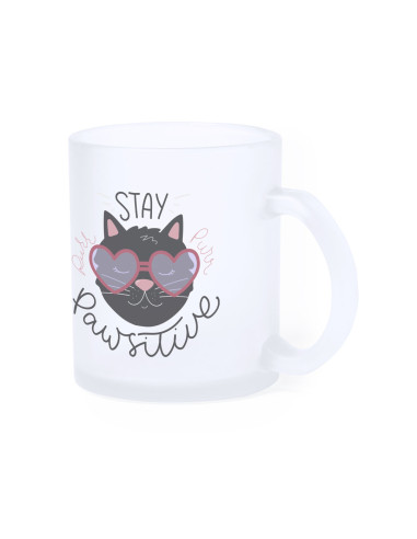 Taza de Cristal Personalizable de 350ml,...