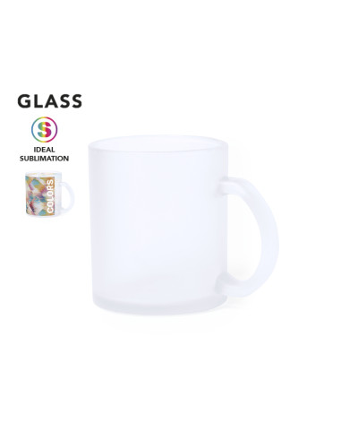 Taza de Cristal Personalizable de 350ml,...