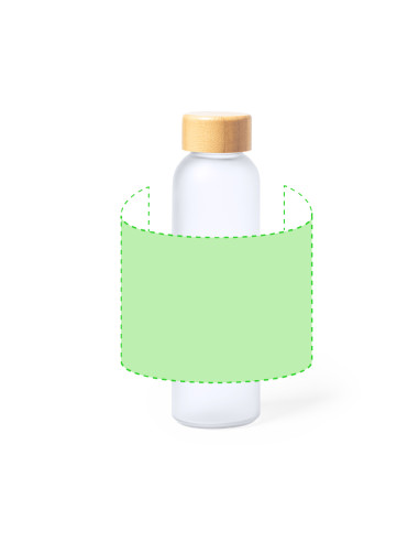 Botella de agua personalizada ECO 500ml. Tapón...