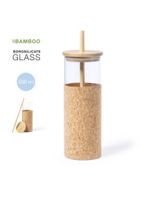 Botella de Agua Personalizada línea ECO 520ml en cristal. 2