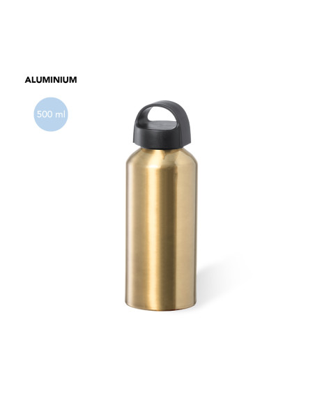 Botella Personalizada de Aluminio 500ml Acabado Brillante