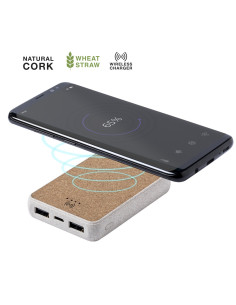 Power bank ECO personalizado en Corcho, 5000 mAh.
