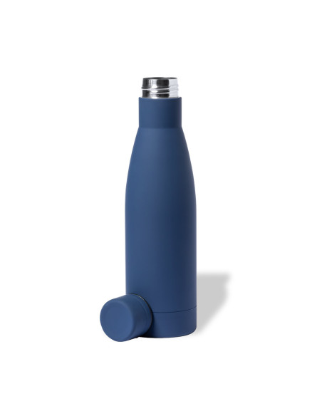 Botella Agua Personalizada 750ml Acero Inox y tacto goma