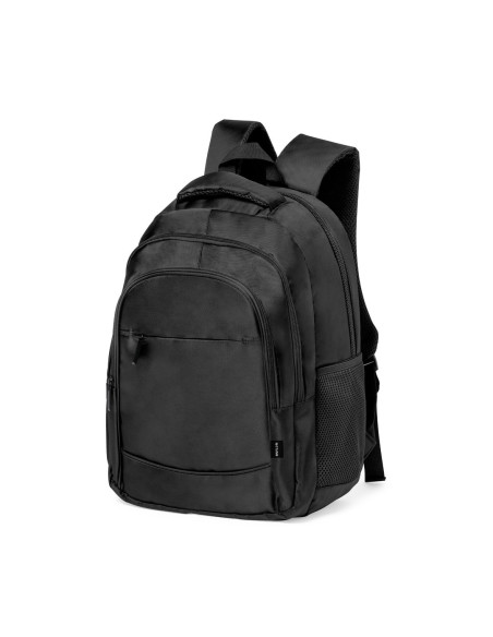 Mochila Publicitaria premium en RNYLON 420D reciclado.