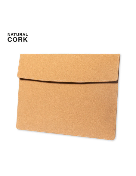 Funda ordenador ECO personalizada en corcho natural.