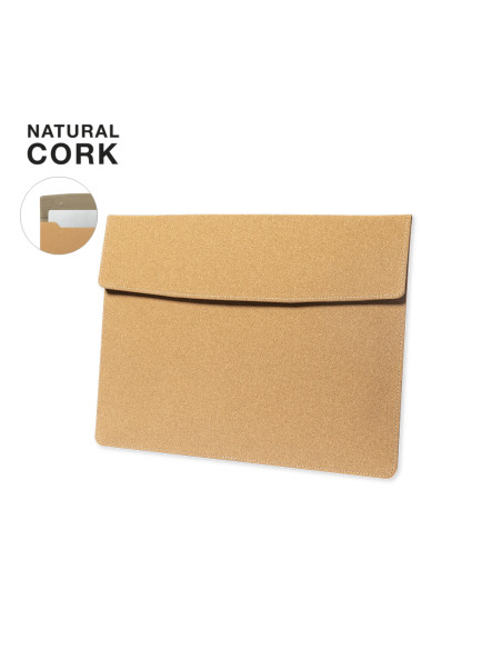 Funda ordenador ECO personalizada en corcho natural.