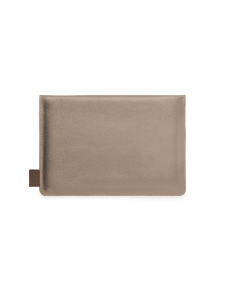 Funda personalizada ordenador ECO en cuero reciclado.