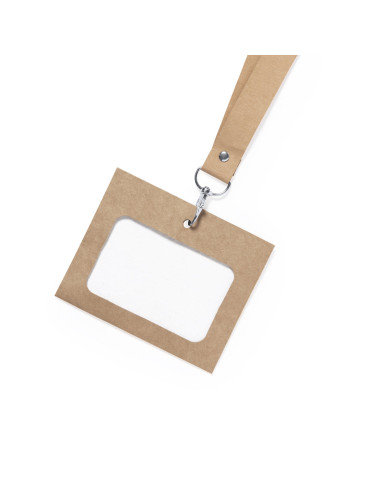 Lanyard corporativo ECO en cartón reciclado con...