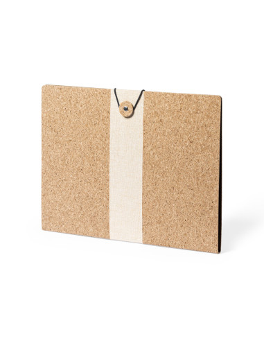 Carpeta ECO en corcho natural personalizada,...