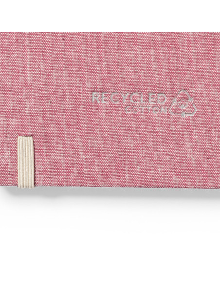 Bloc de notas Ecológico personalizado en 100% Algodón Reciclado.