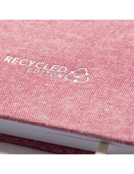 Bloc de notas Ecológico personalizado en 100% Algodón Reciclado.