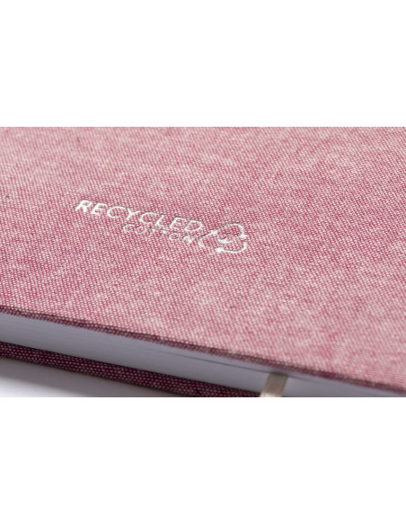 Bloc de notas Ecológico personalizado en 100% Algodón Reciclado.