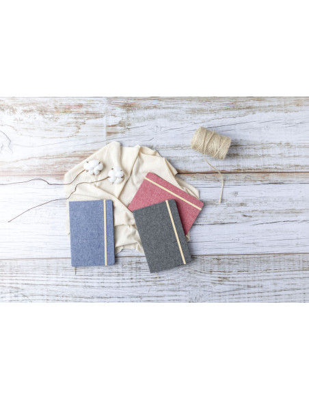 Bloc de notas Ecológico personalizado en 100% Algodón Reciclado.