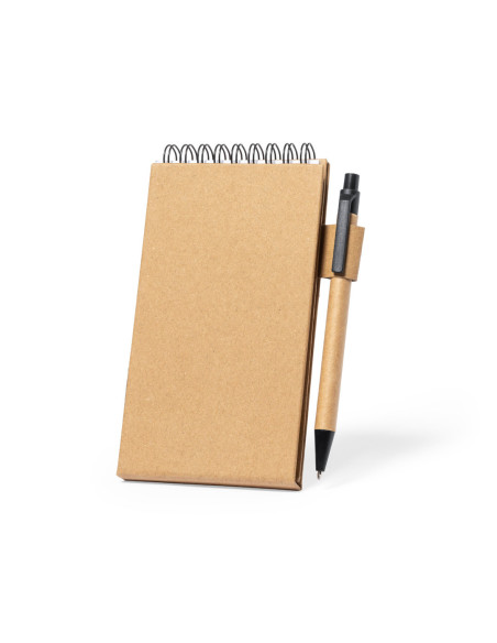 Bloc de notas publicitario Ecológico en Cartón y Soporte smartphone
