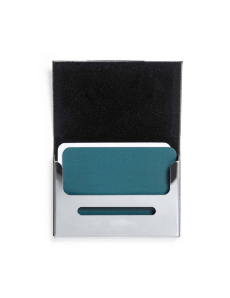 Porta tarjetas personalizado con cierre magnético, RPET.