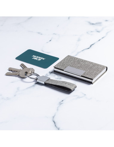 Porta tarjetas personalizado con cierre...