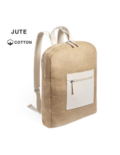 Mochila Publicitaria multiusos ECO en Yute y Algodón.