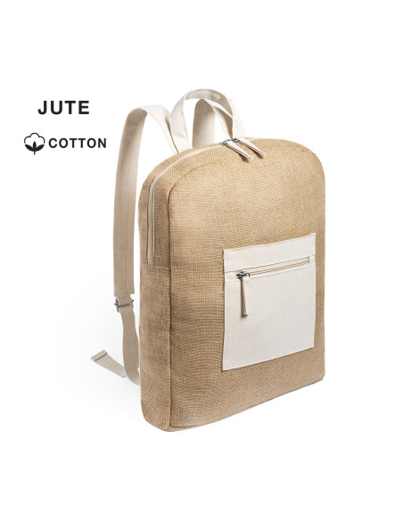 Mochila Publicitaria multiusos ECO en Yute y Algodón.