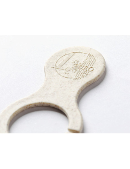 Llaveros baratos personalizados en caña de trigo eco.