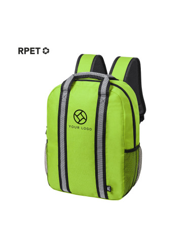 Mochila publicitaria ECO en 600D RPET.