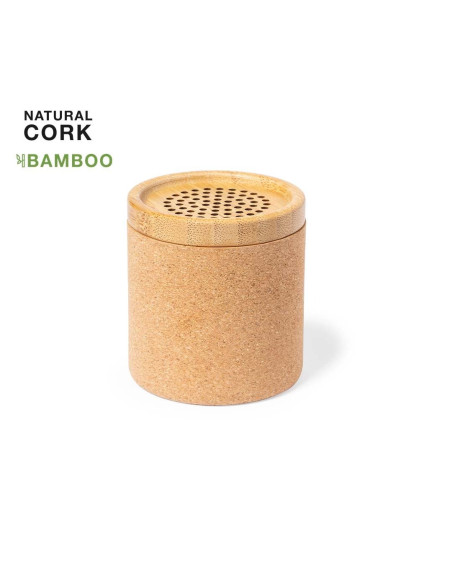 Altavoz personalizado en Corcho y Bambú  Bluetooth® 3W.