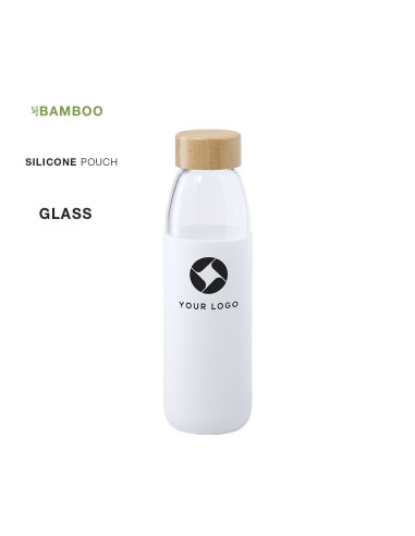 Botella ECO Personalizable 540ml de Cristal y...