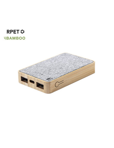 Power bank en RPET ECO personalizado 5000 mAh,