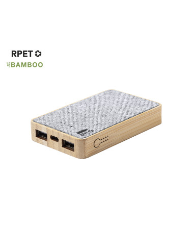 Power bank en RPET ECO personalizado 5000 mAh,