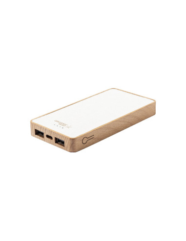 Power bank en Cáñamo y Madera personalizado...