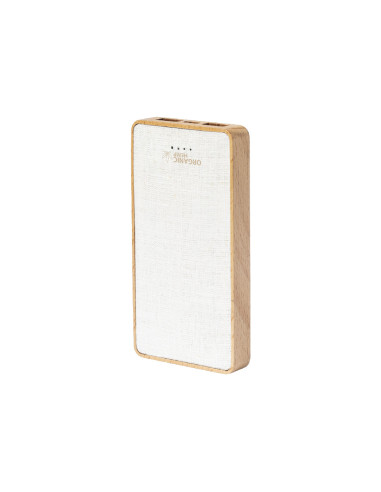Power bank en Cáñamo y Madera personalizado...