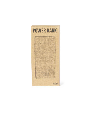 Power bank en Cáñamo y Madera personalizado...