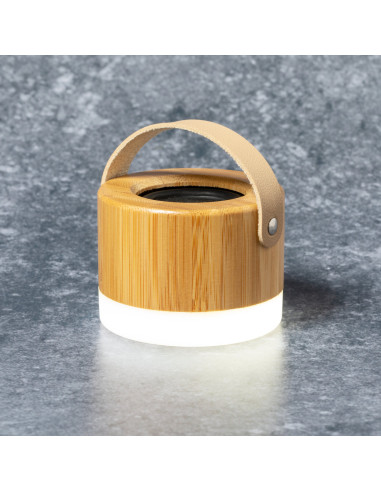 Altavoz personalizado ECO Bluetooth® 3W, bambú,...